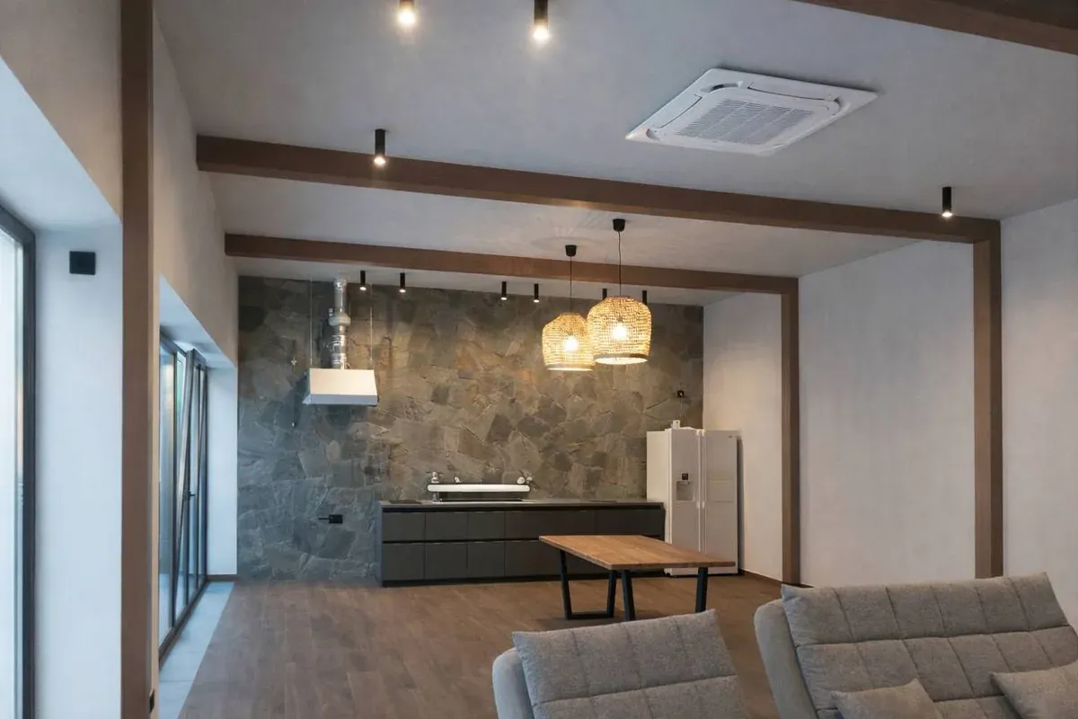 Вилла. Зона SPA и гостиная — фото 4